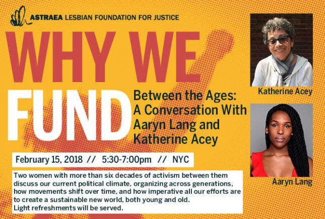 Between the Ages: A Conversation With Aaryn Lang and Katherine Acey