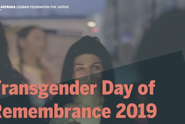 Trans Day of Remembrance 2019