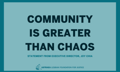 Community is greater than chaos